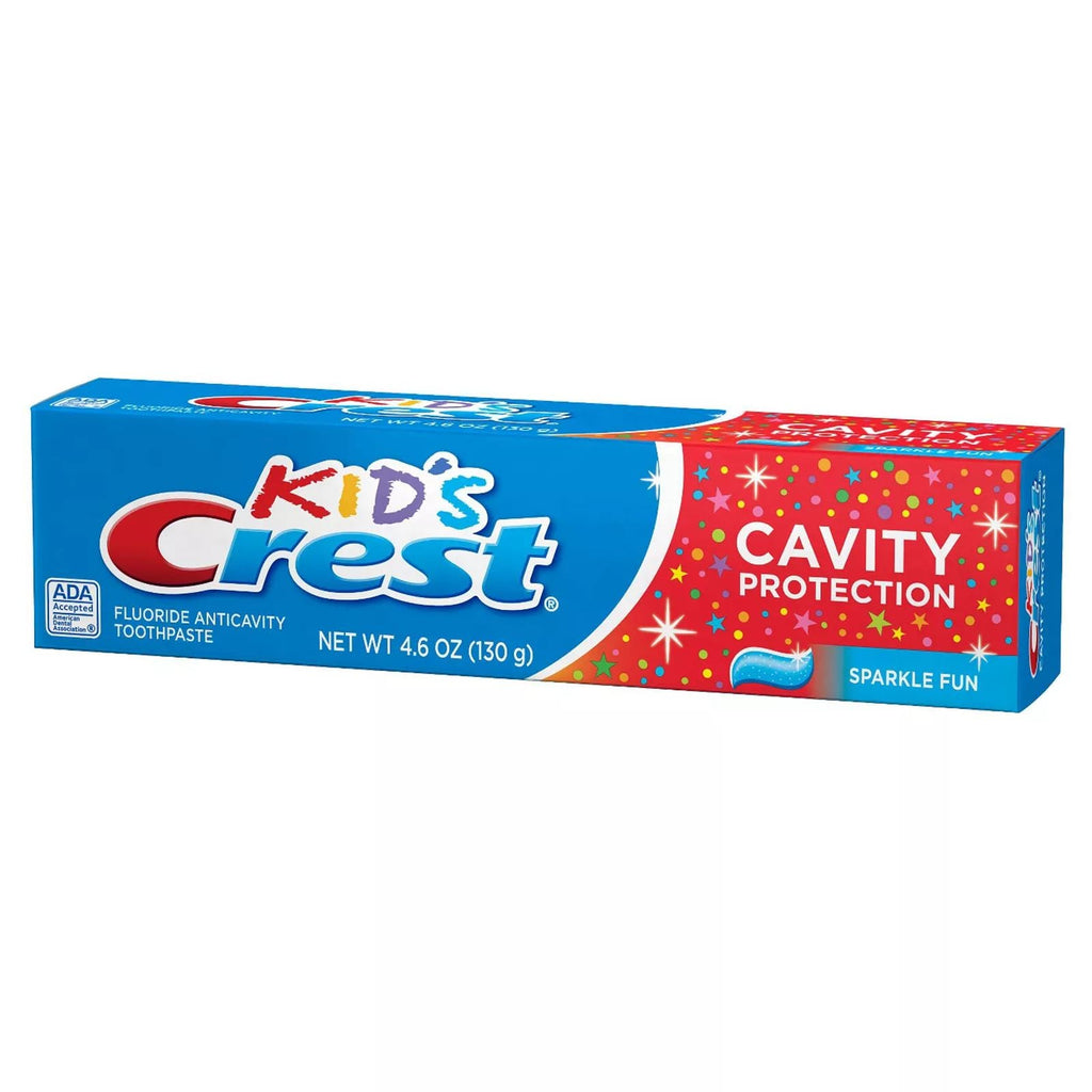 CLEARANCE Kid's Crest Cavity Protection Sparkle Fun Bubble Gum Toothpaste 4.6 Oz (130 G), EXP 02/2026