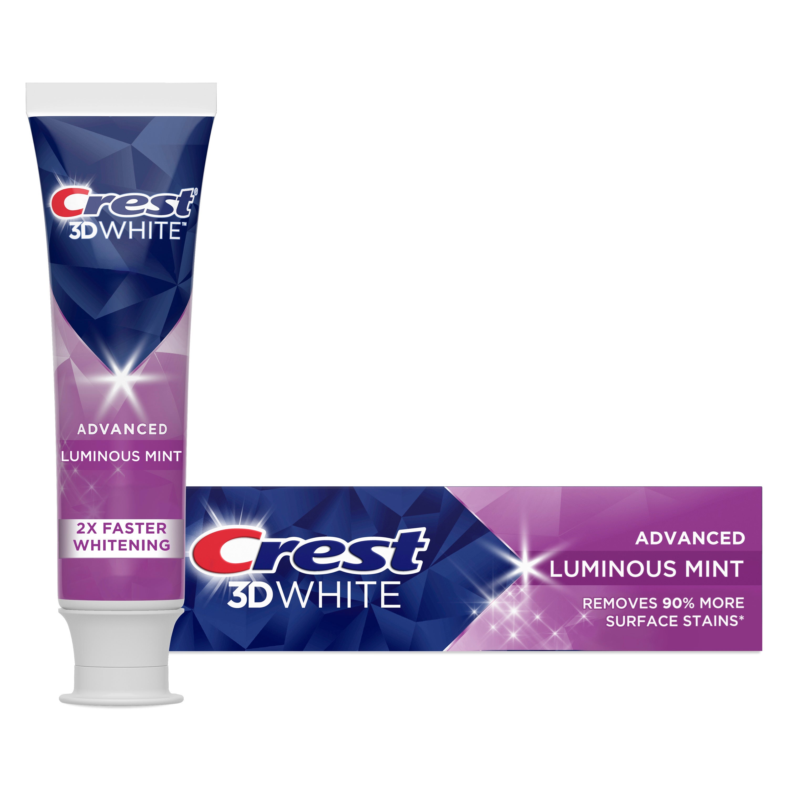 Crest 3D White Luminous Mint Toothpaste 3.7 Oz (104 G)