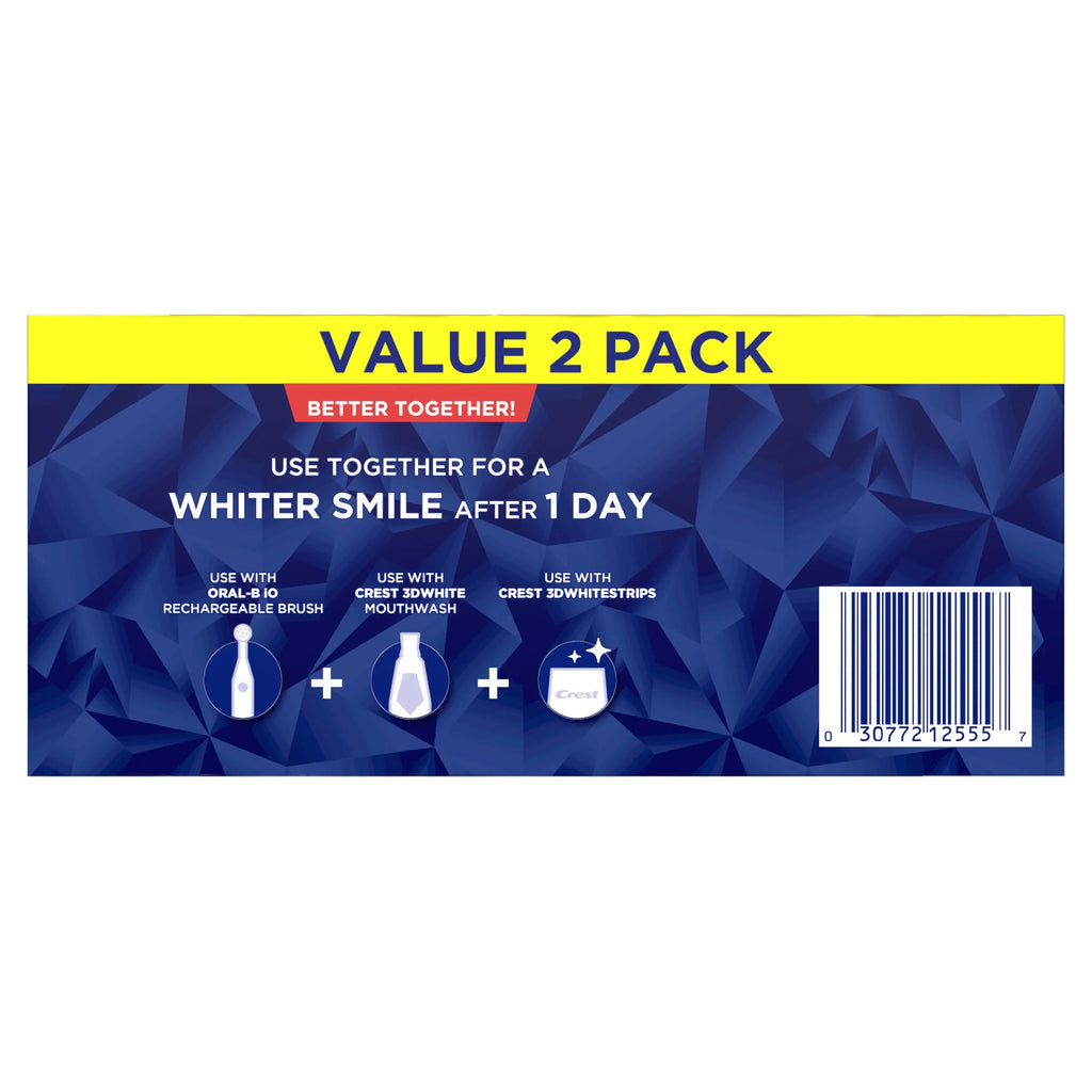 Crest 3d White Glamorous White Toothpaste, 3.3 Oz (93 g) 2-Pack