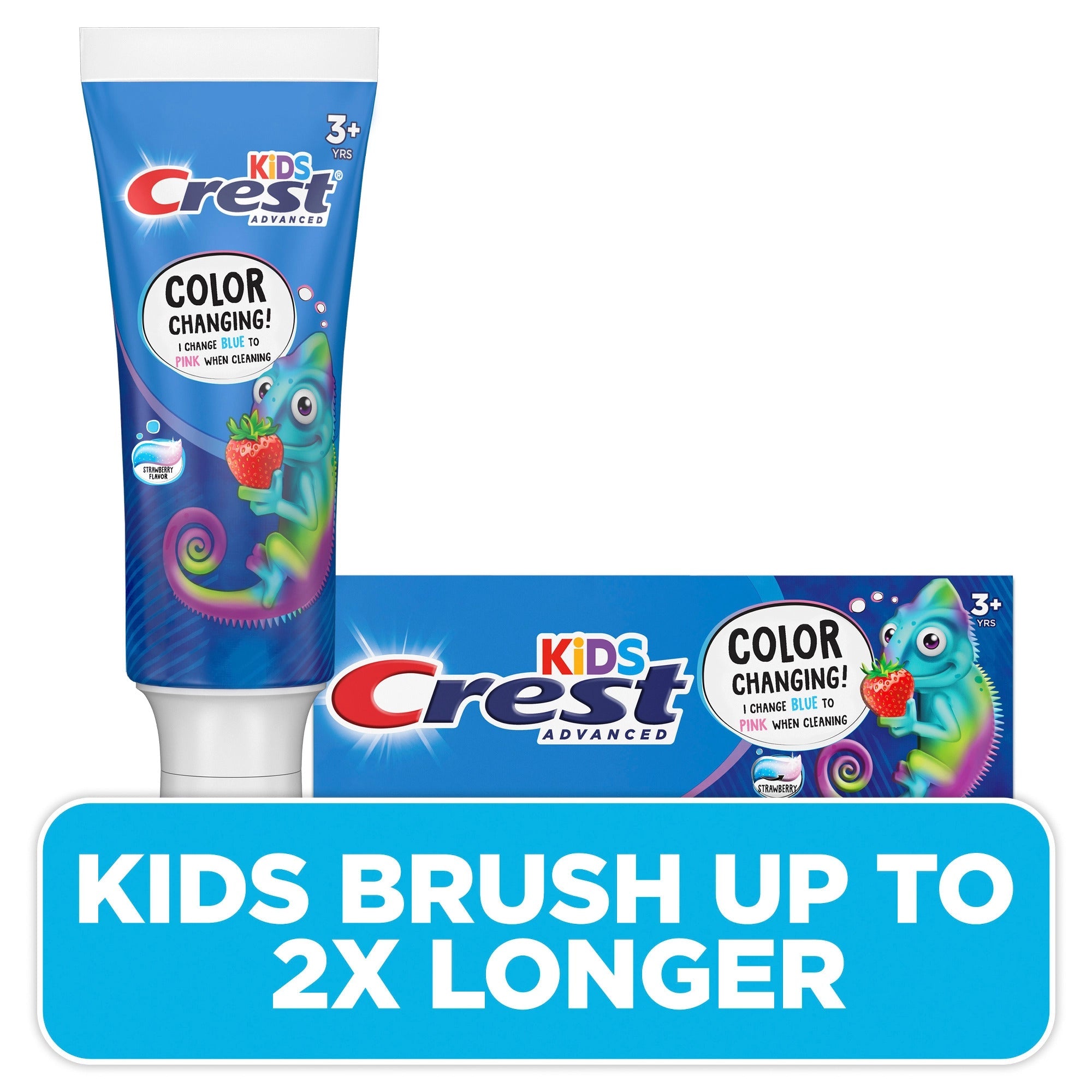 Crest Kids Advanced Color Changing Strawberry Toothpaste 4.2 oz (119 g)