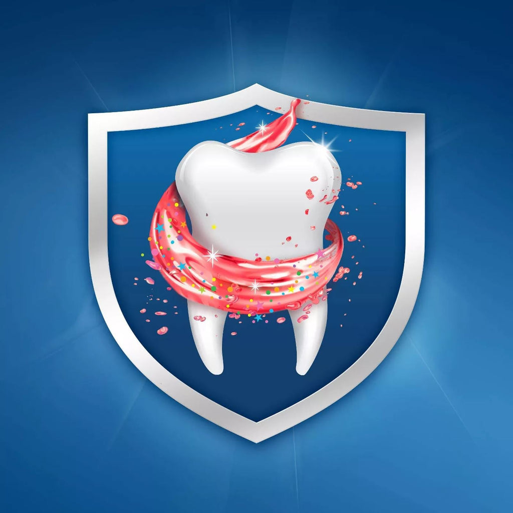 CLEARANCE Kid's Crest Cavity Protection Sparkle Fun Bubble Gum Toothpaste 4.6 Oz (130 G), EXP 02/2026