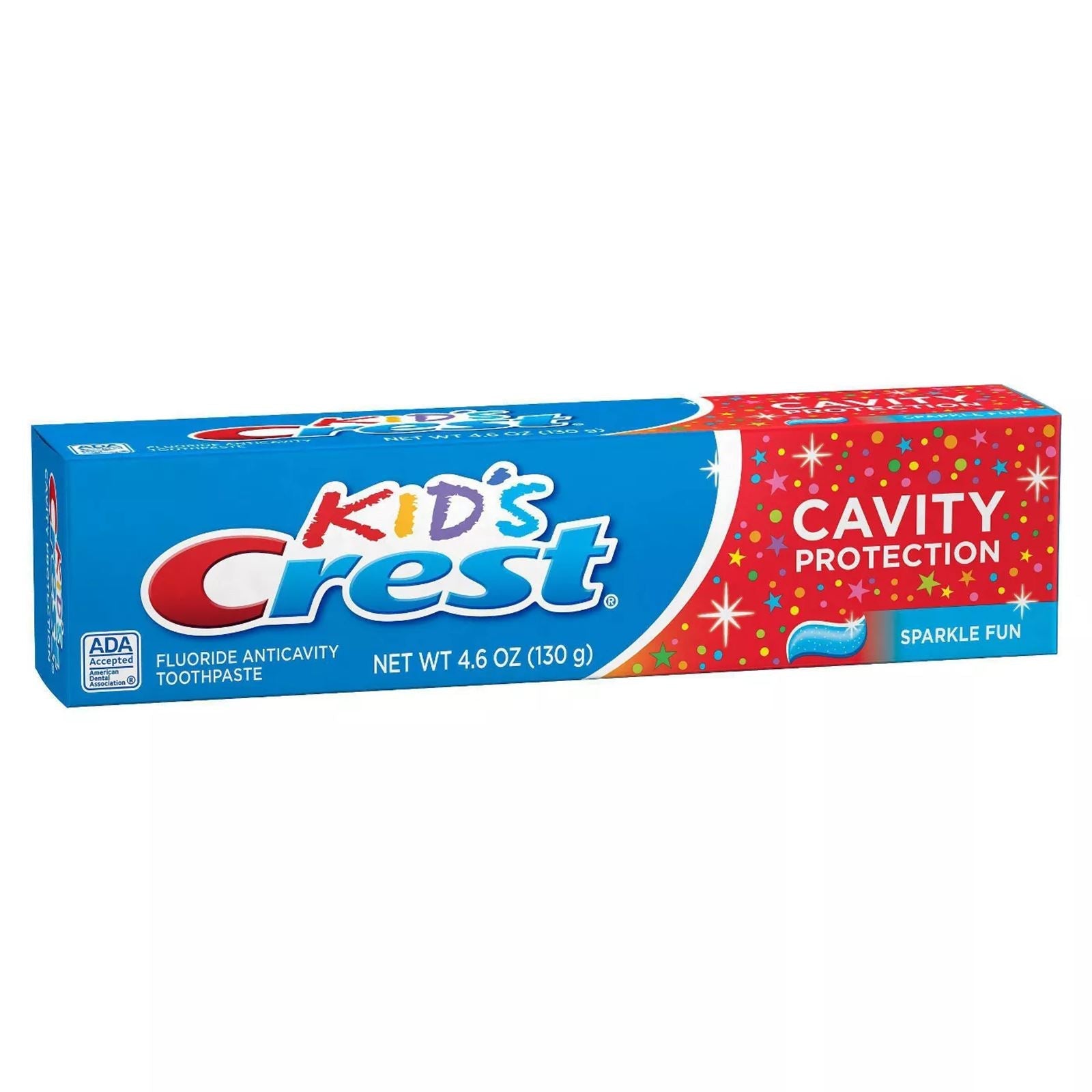 CLEARANCE Kid's Crest Cavity Protection Sparkle Fun Bubble Gum Toothpaste 4.6 Oz (130 G), EXP 02/2026