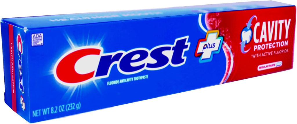 Crest Cavity Protection Toothpaste, 8.2 Oz (232 g), 5-Pack, Regular Paste