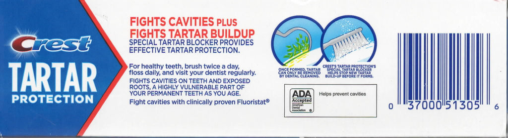 Crest Tartar Protection Toothpaste, Regular Paste, 4.2 oz (119 g)