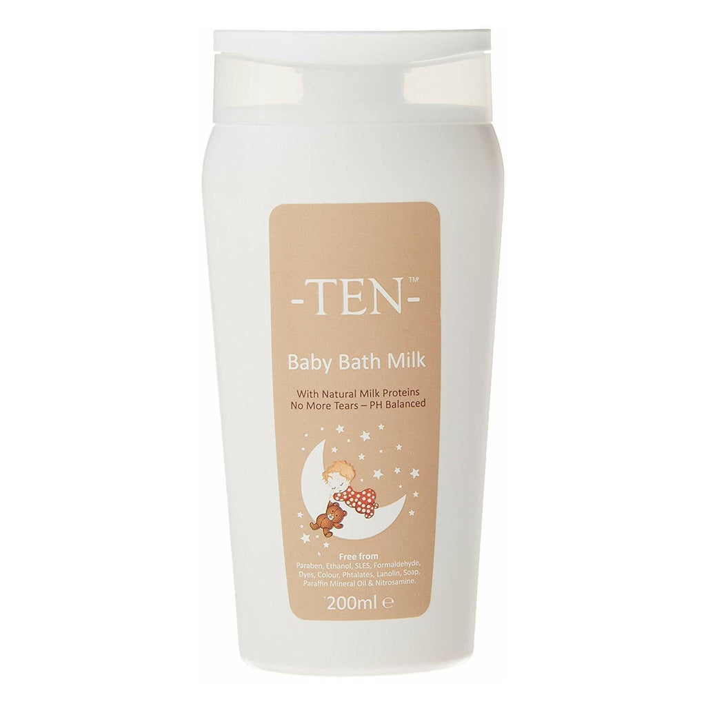 Ten Baby Bath Milk, with Almond Oil, 200 ml
