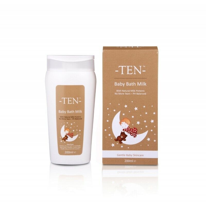 Ten Baby Bath Milk, with Almond Oil, 200 ml