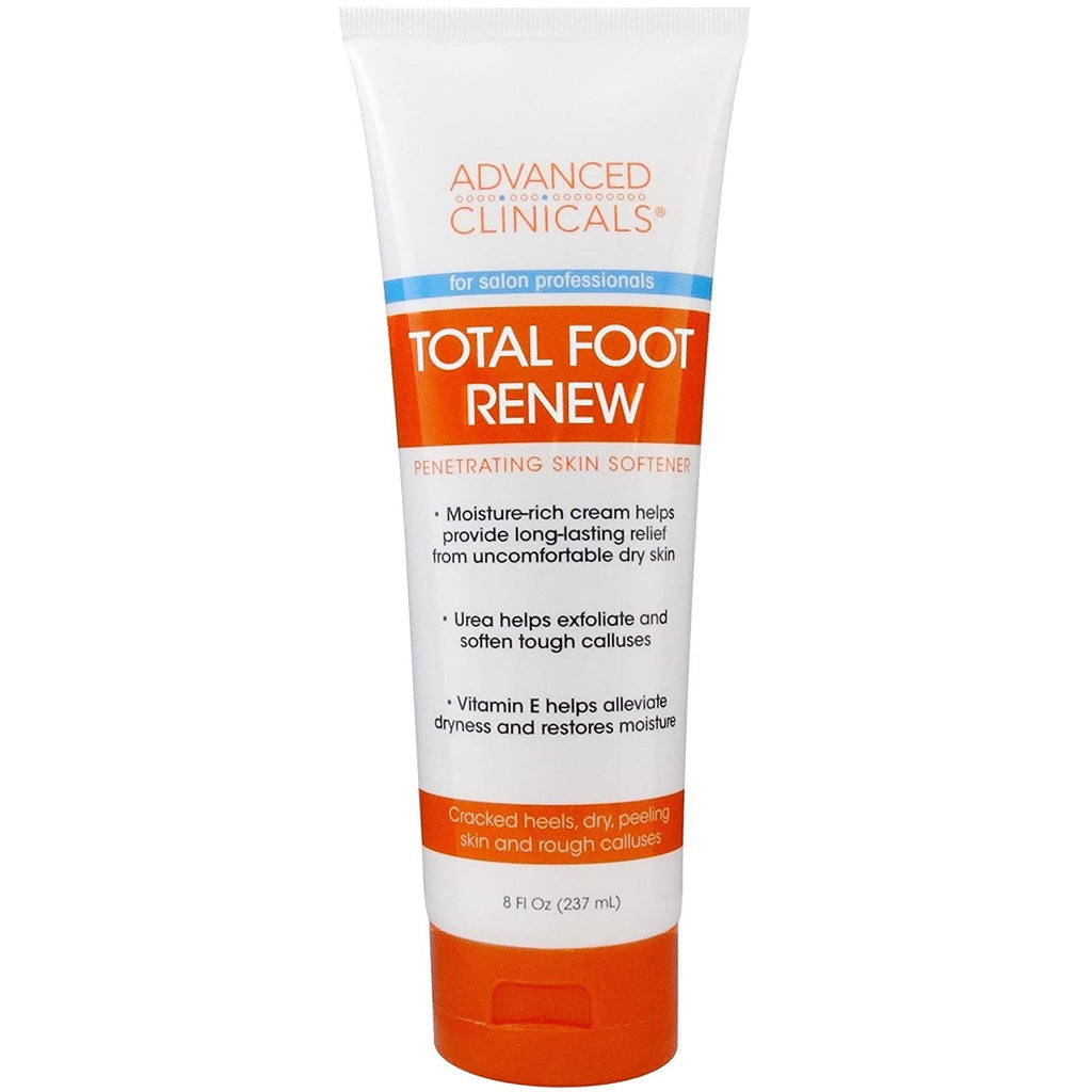 Advanced Clinicals Total Foot Renew 5-in-1 Skin Softener, 8 fl oz (237 ml)