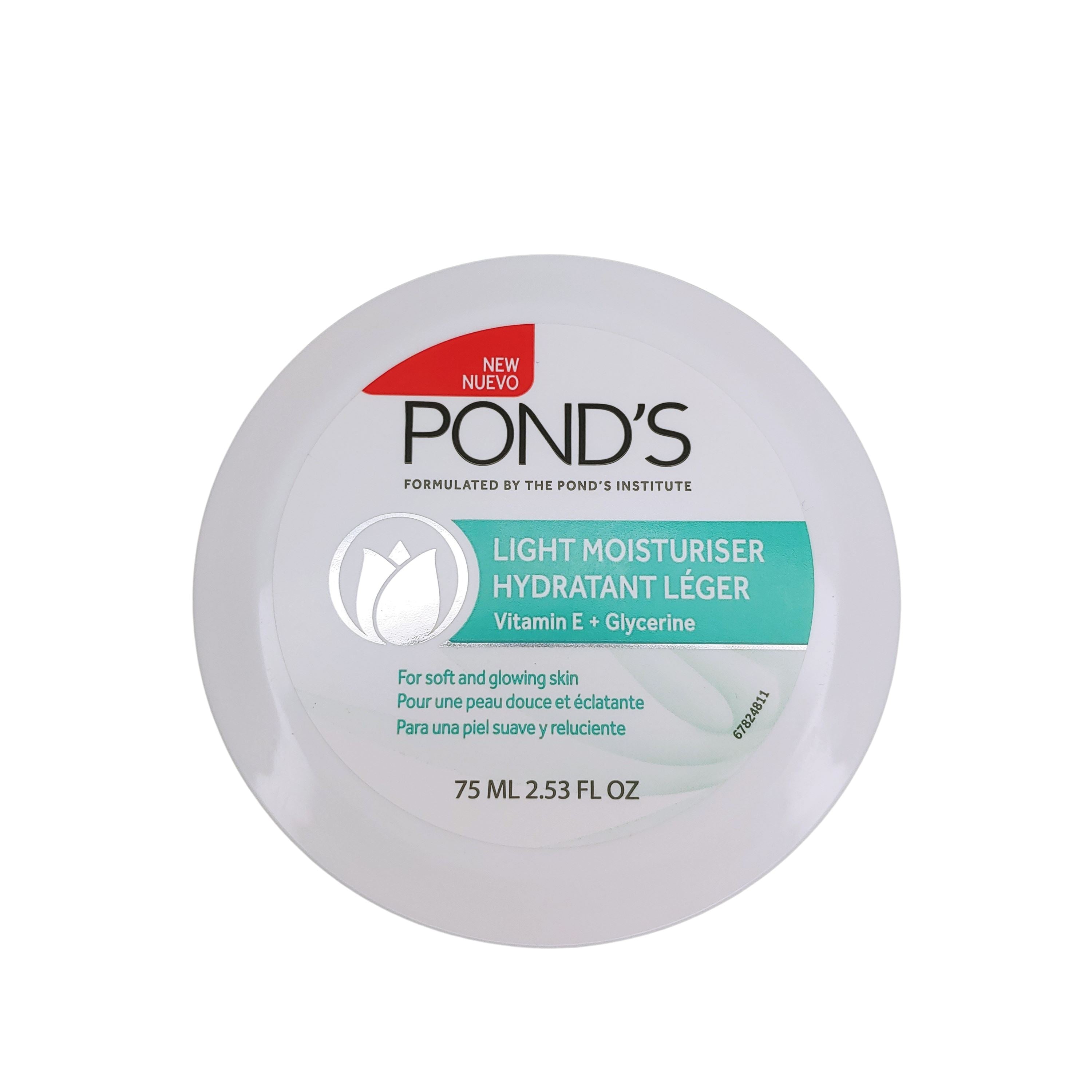 Pond's Light Moisturiser, Vitamin E + Glycerine, 2.53 fl oz (75 ml)