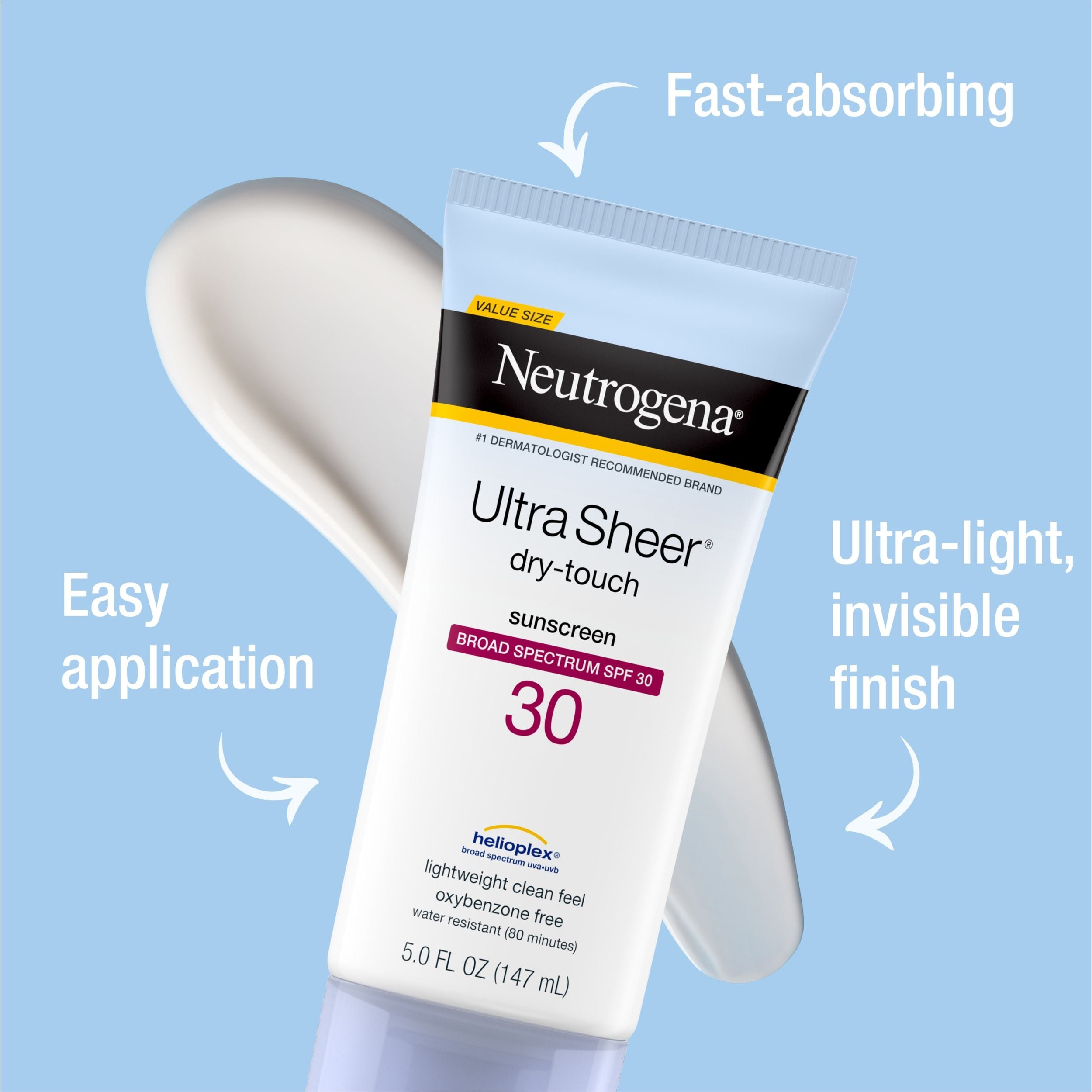 Neutrogena Ultra Sheer Spf 30 Sunscreen Lotion, 5 Fl Oz (147 mL)