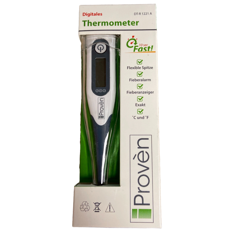 Iproven Digital Thermometer Dt-r 1221 A - Celsius & Fahrenheit - Flexible Tip