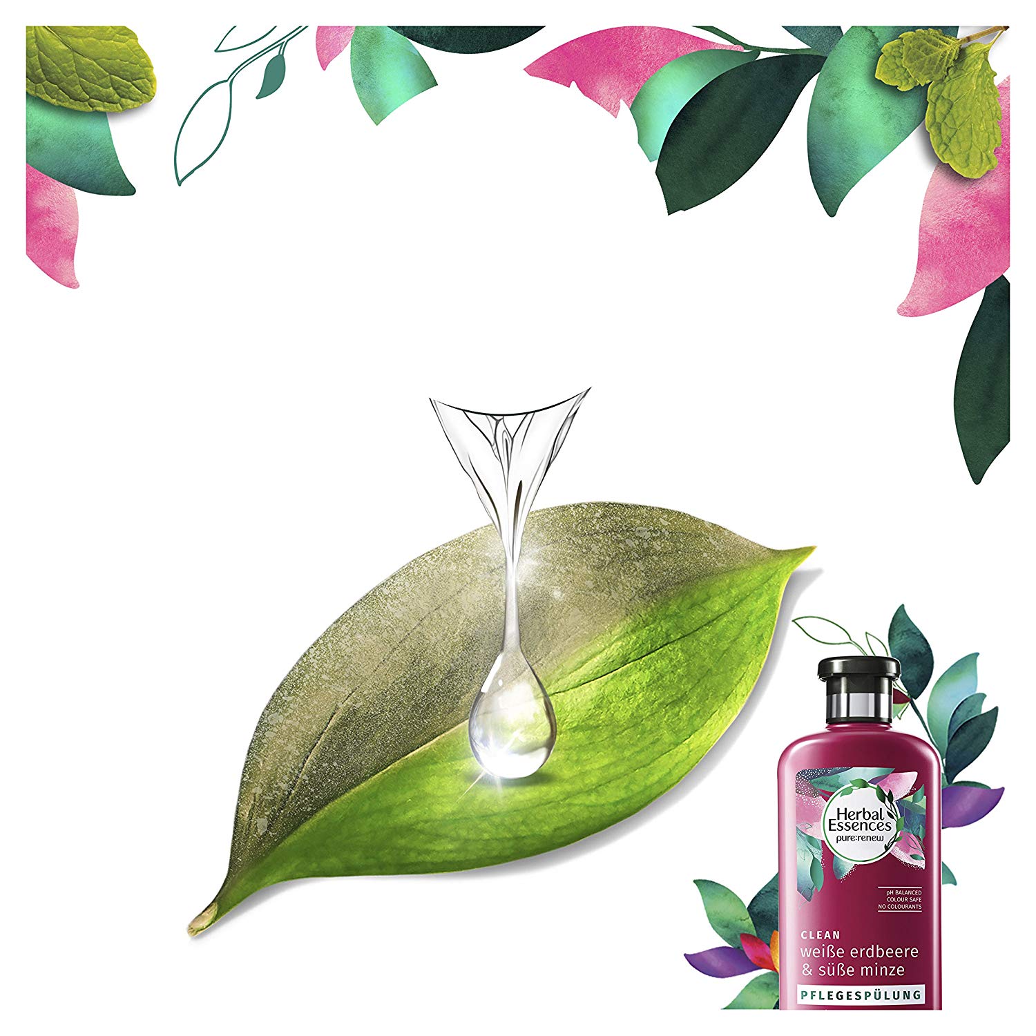 Herbal Essences White Strawberry And Sweet Mint Conditioner, 400 mL