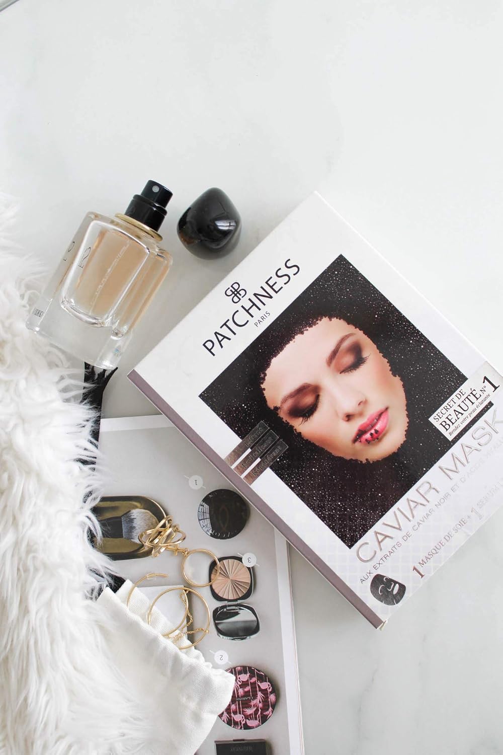 Patchness Caviar Mask, 1 mask (35g) and 1 serum (6g) - Lifting, Revitalizing, Regenerating