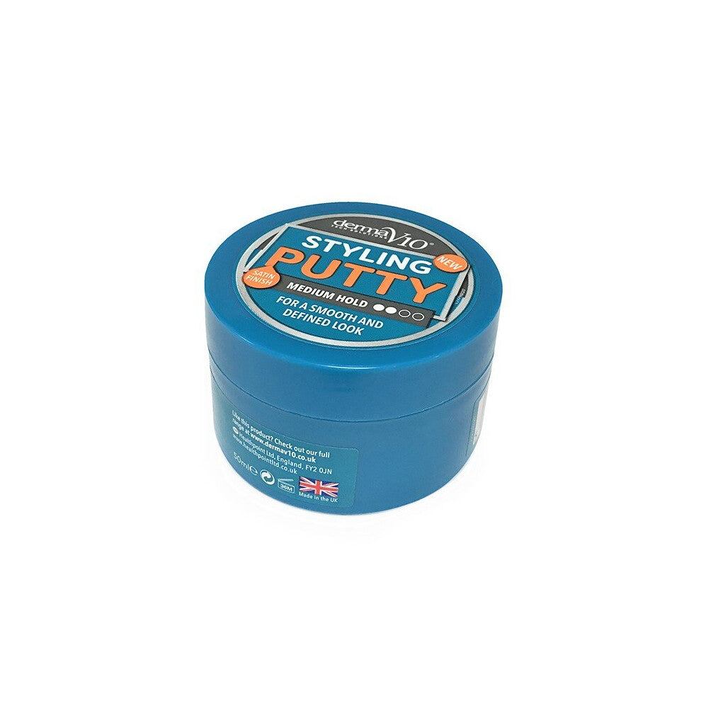 Derma V10 Styling Putty, Medium Hold, 50ml