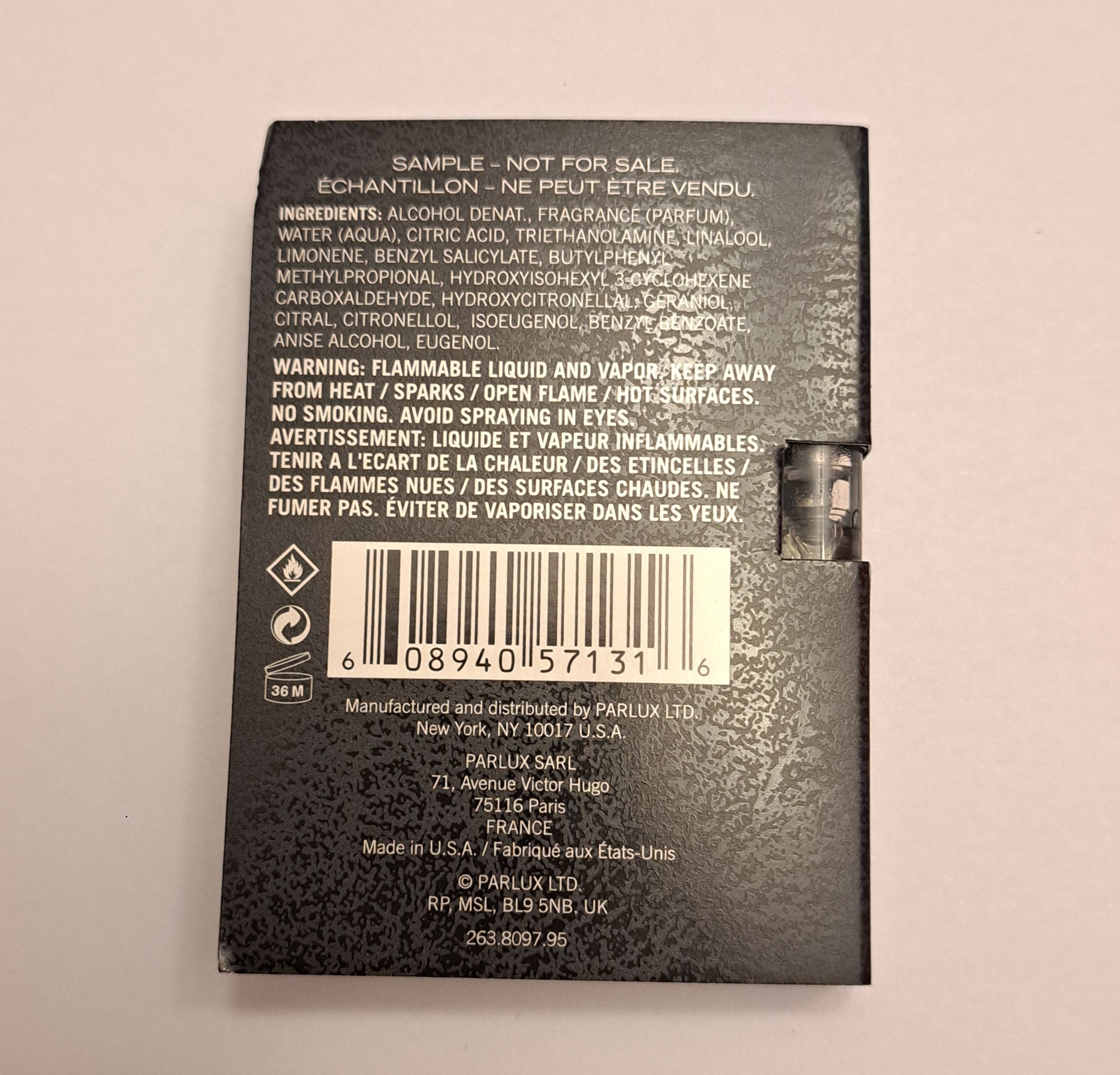 Kenneth Cole Black Bold Eau de Parfum Spray Vaporisateur, 1.5 ml