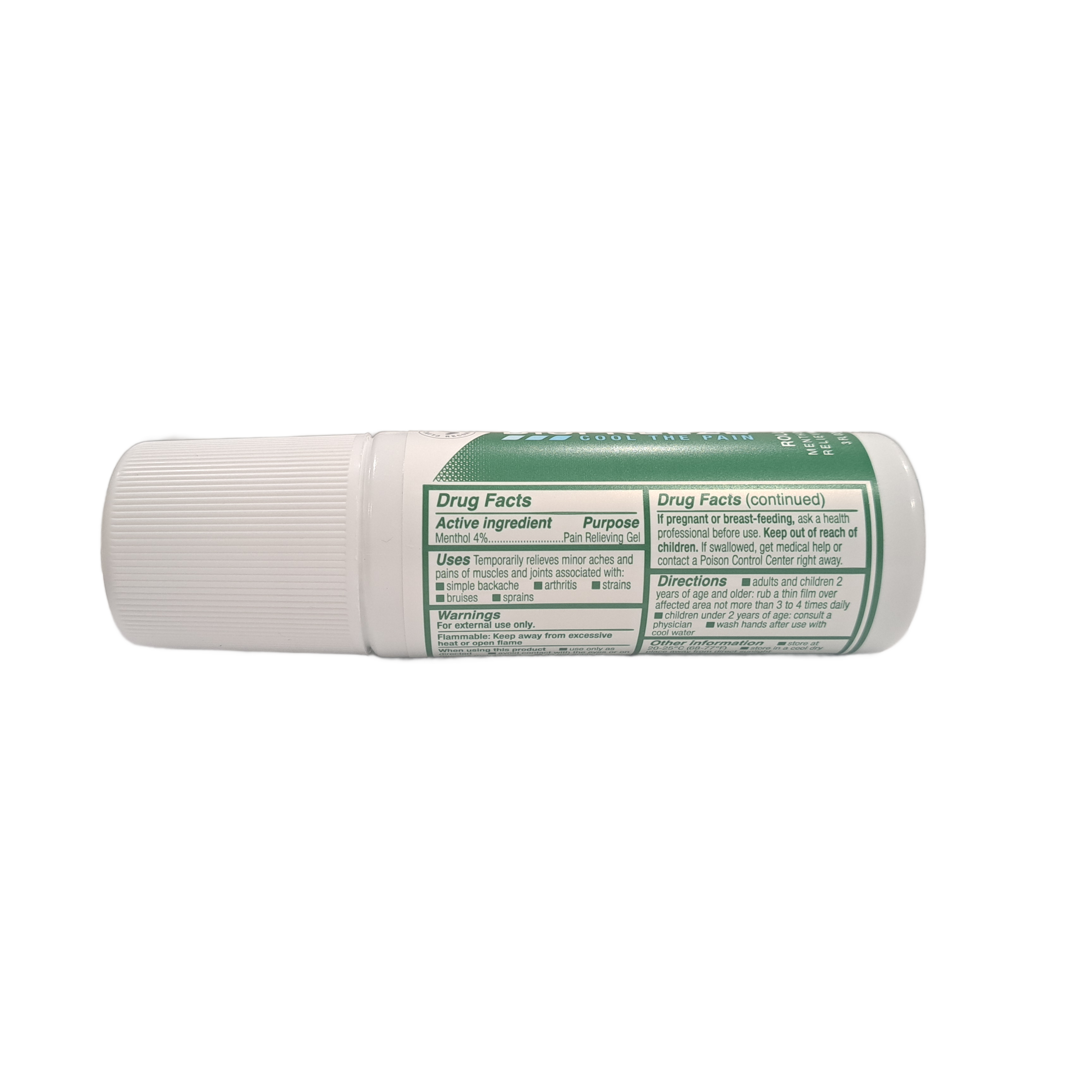 BioFreeze Cool The Pain Roll On Bottle 3 fl oz (89 ml)